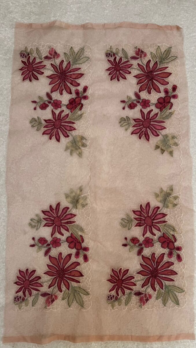 Sapphire Dupatta Pallu (pair)