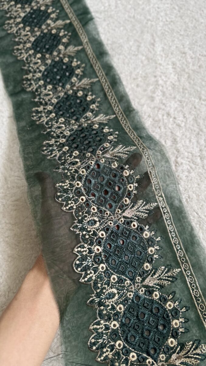 28 inches Green wide patch