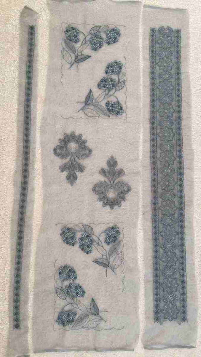 Set (Yard Hemline, Line, 4 Corners & Bunches)❕