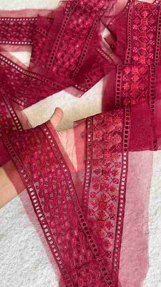 Maroon Pair of Yard Patch