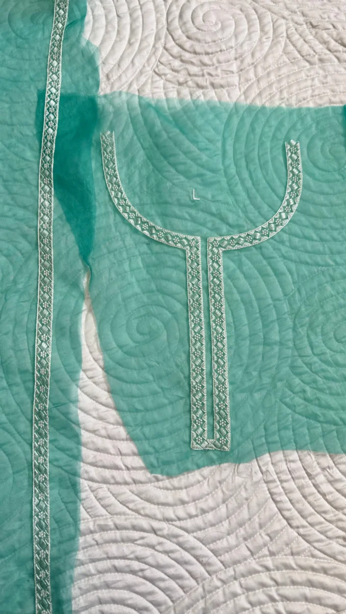 Neckline + yard line