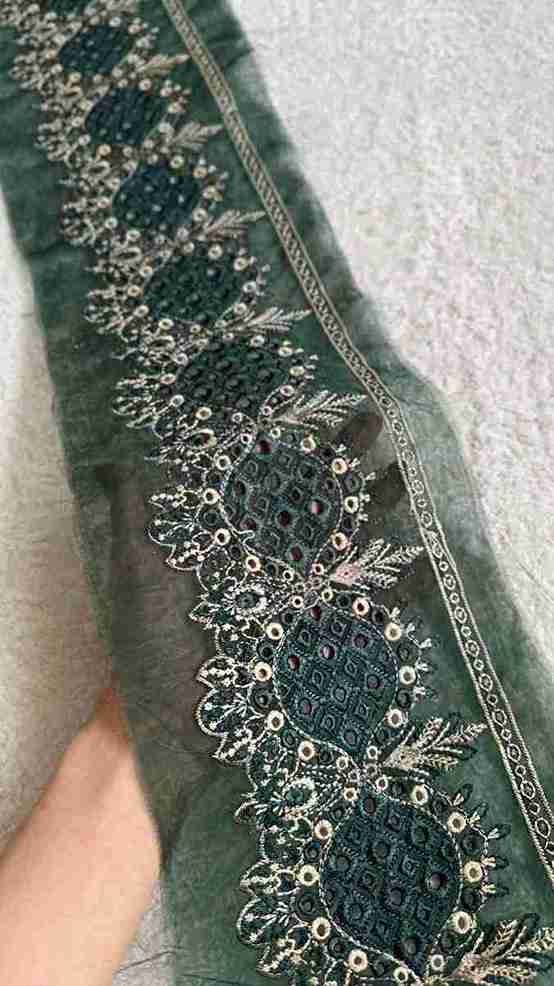 28 inches Green wide patch