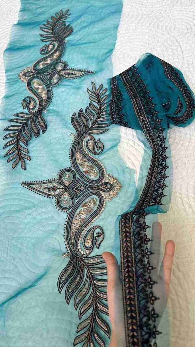 Set (Neckline, Bunches & Dupatta Patti)