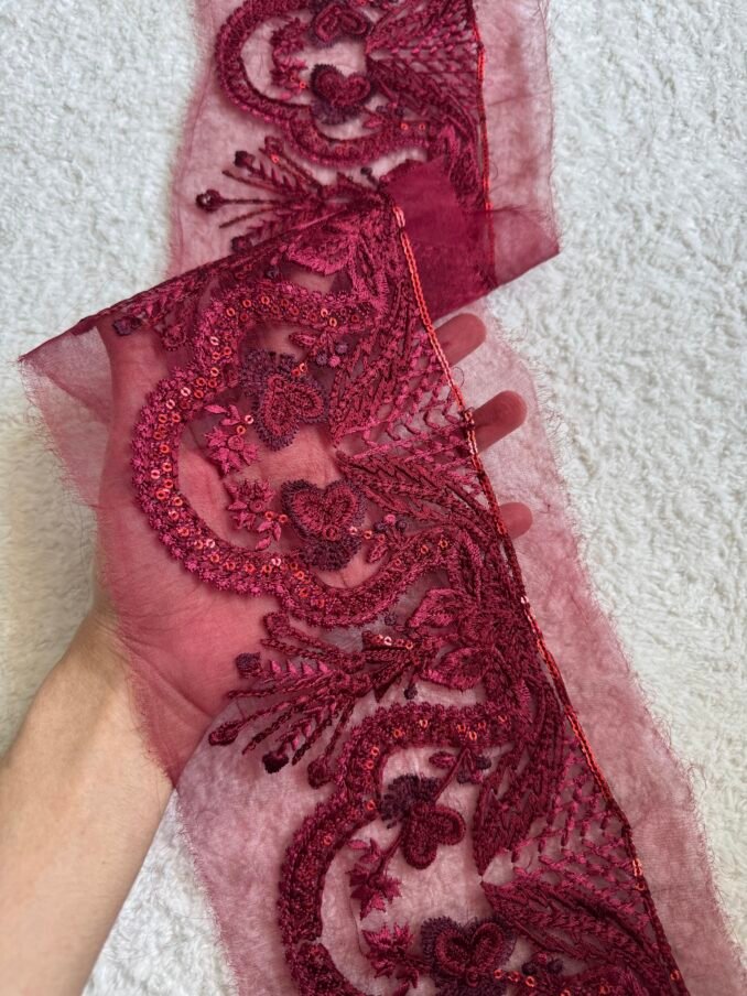 33 inches Maroon Patch