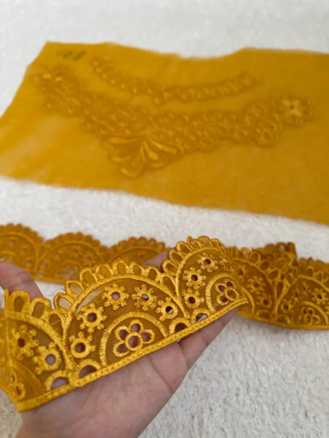 Neckline & 1.25 Yards Hemline